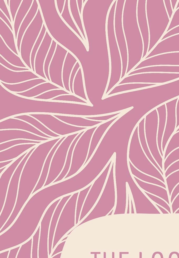 Personalized Bathroom Print: Pink Floral Loo Poster