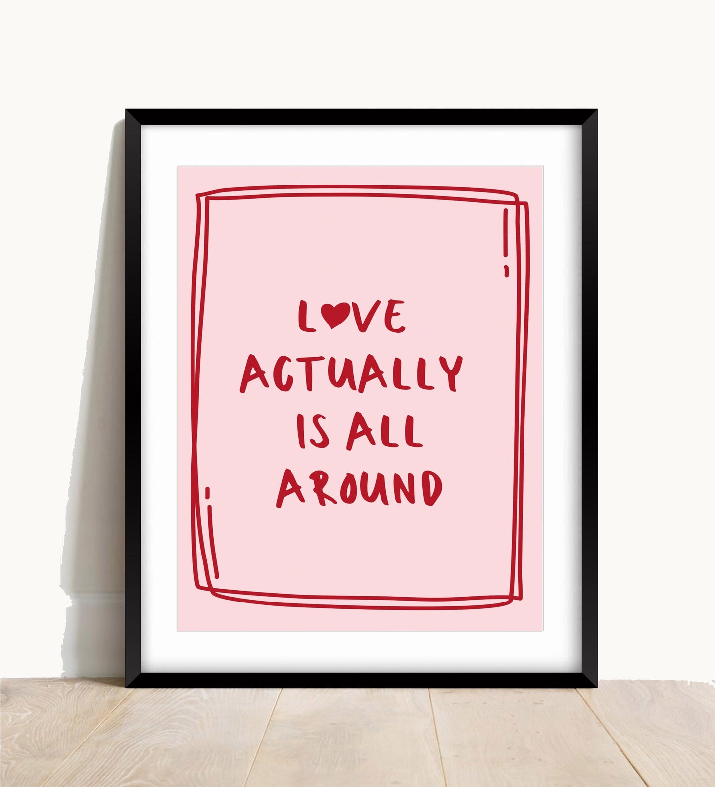 Love Actually Print: Romantic Bedroom Wall Art