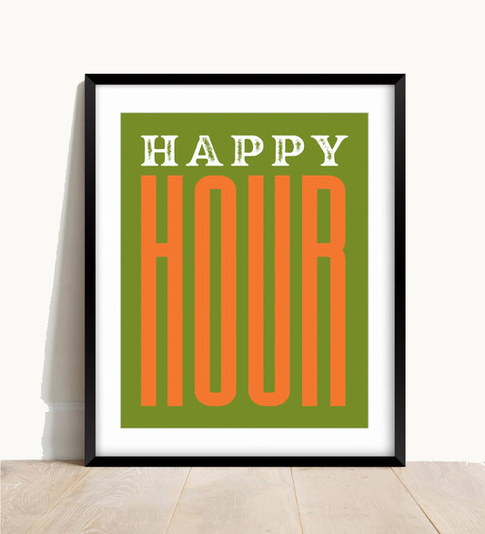 Kitchen Happy Hour Print