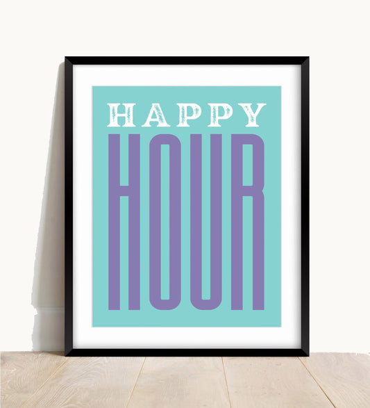 Kitchen Happy Hour Print