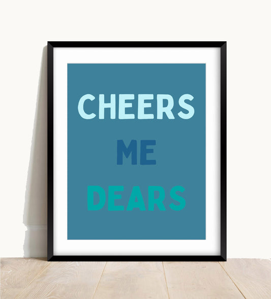 Cheers Wine Print