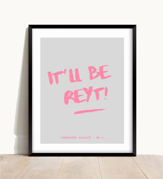 Yorkshire Dialect Print