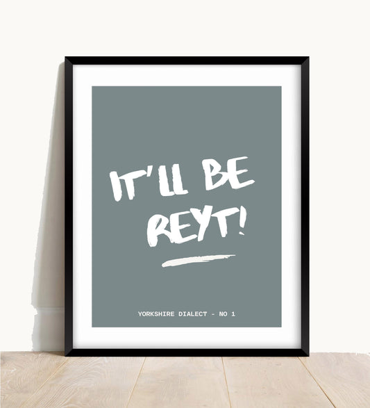 Yorkshire Dialect Print