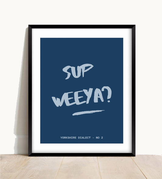 Yorkshire Dialect Print