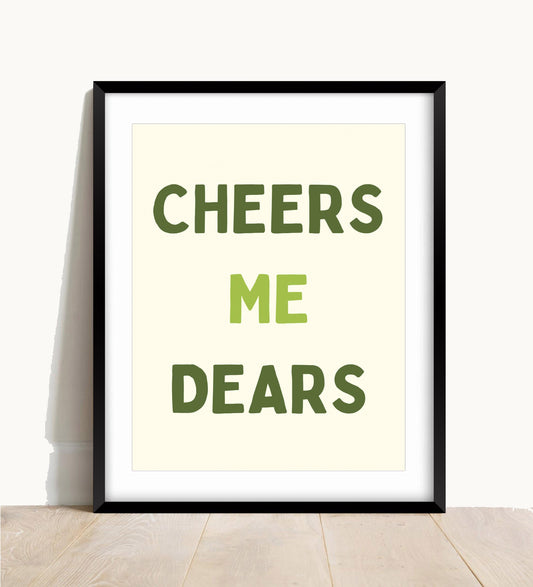 Cheers Wine Print