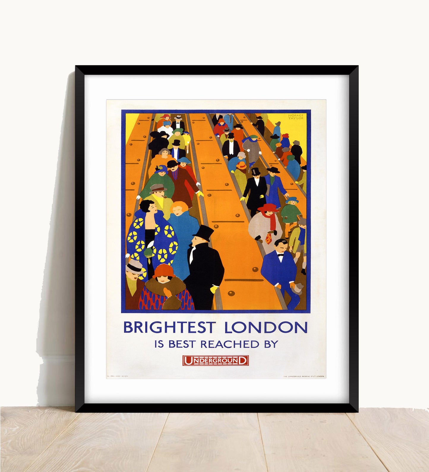 Vintage London Underground Art Print by Horace Taylor