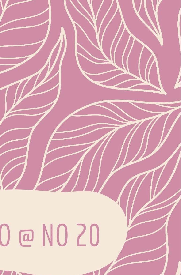 Personalized Bathroom Print: Pink Floral Loo Poster