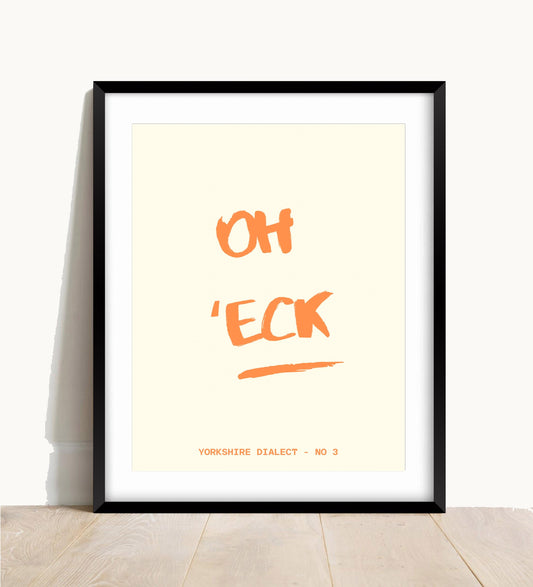 Yorkshire Dialect Print