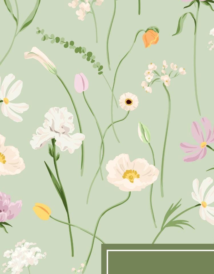 Personalized Floral Bathroom Print: Funny Bird Art, Pink & Beige
