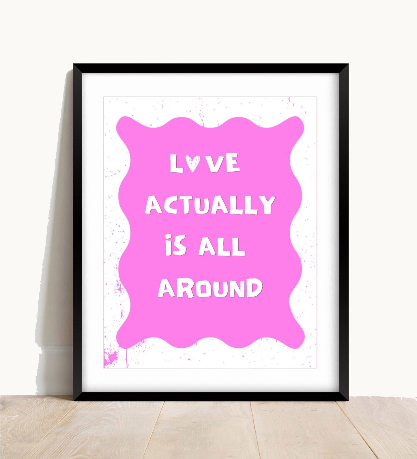 Love Actually Print: Feminine Bedroom Wall Art
