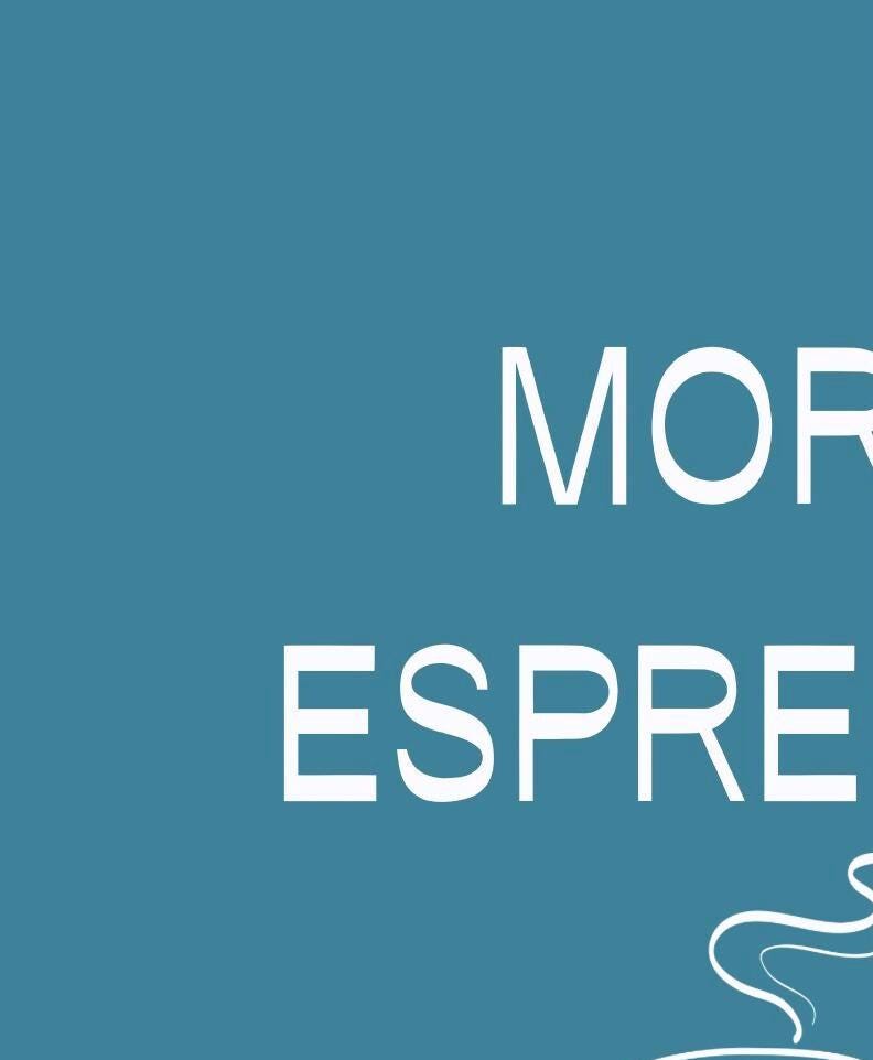 Espresso Art Print: Modern Coffee Quote Poster (A4/A3)