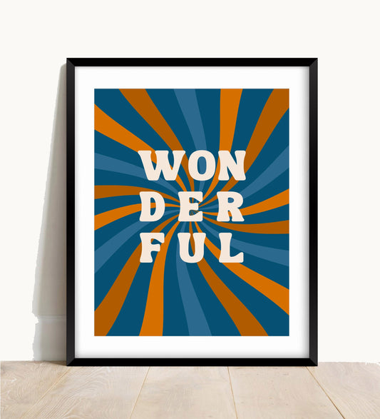 Wonderful Wall Print