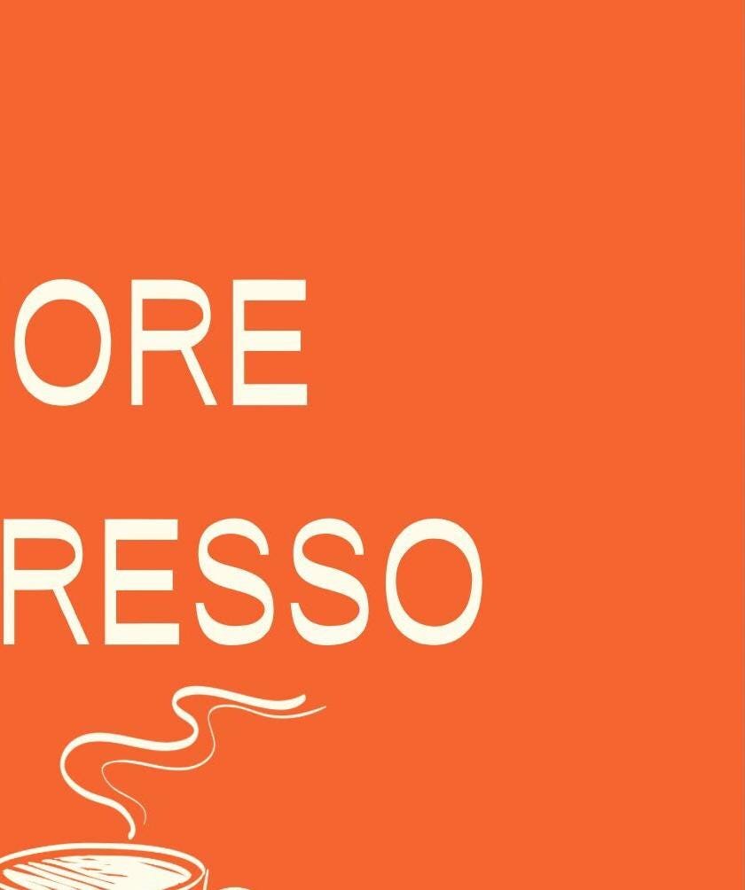 Espresso Art Print: Modern Coffee Poster, Colourful Wall Decor