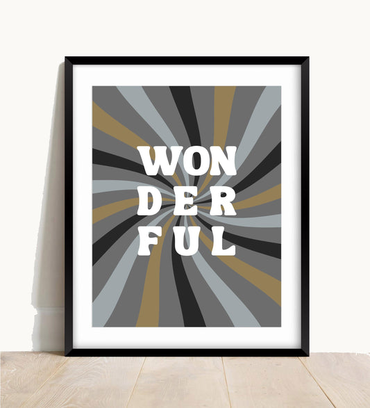 Wonderful Wall Print