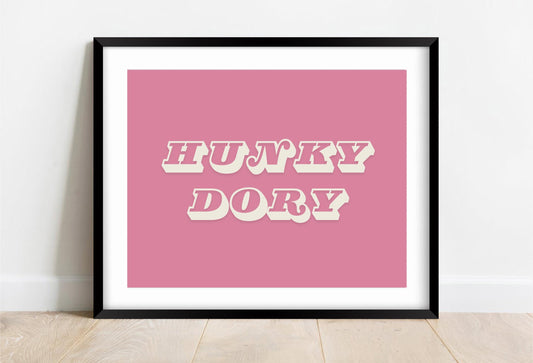 Hunky Dory Wall Print