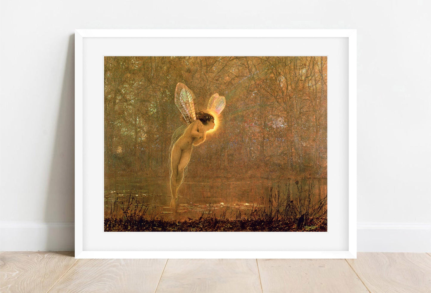 John Atkinson Grimshaw Fairy Print: Iris, Pre-Raphaelite Wall Art