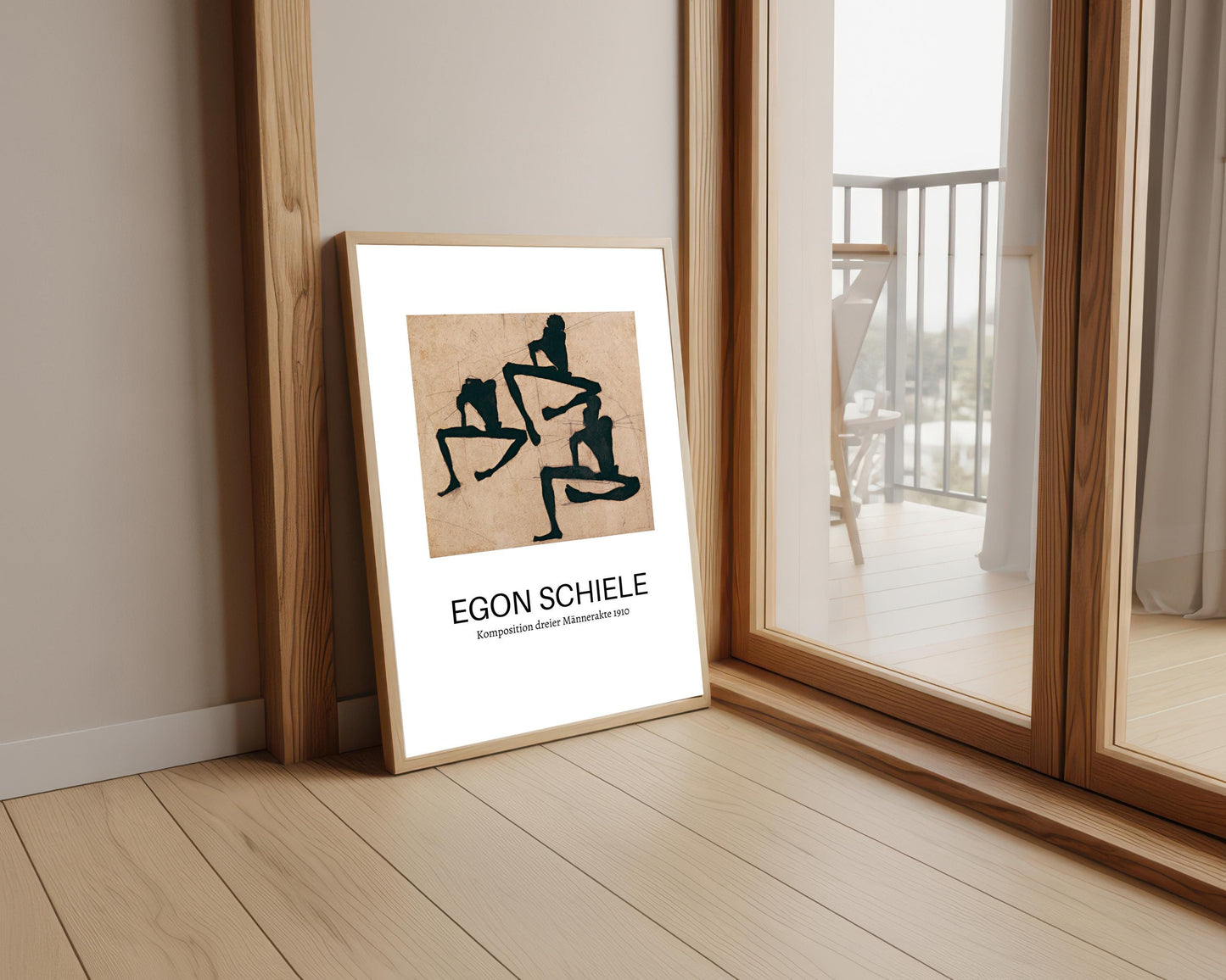Egon Schiele Nude Art Print - Expressionist Fine Art Poster