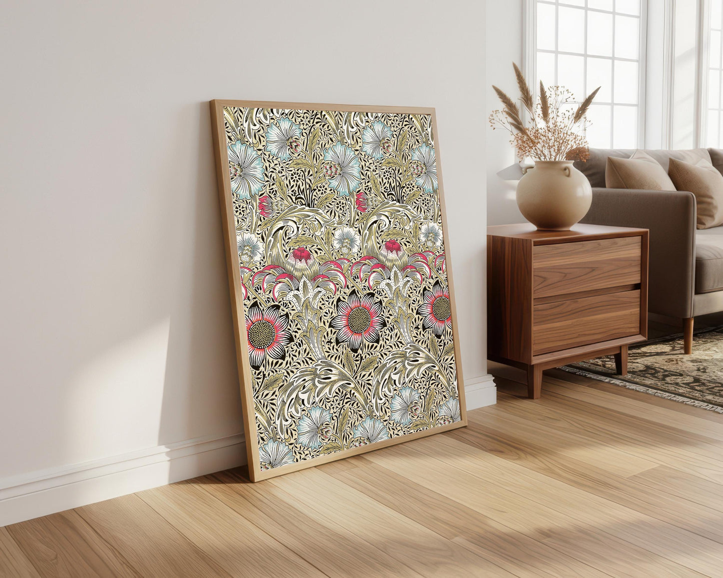 William Morris Corncockle Print: Victoria and Albert Museum Wall Art