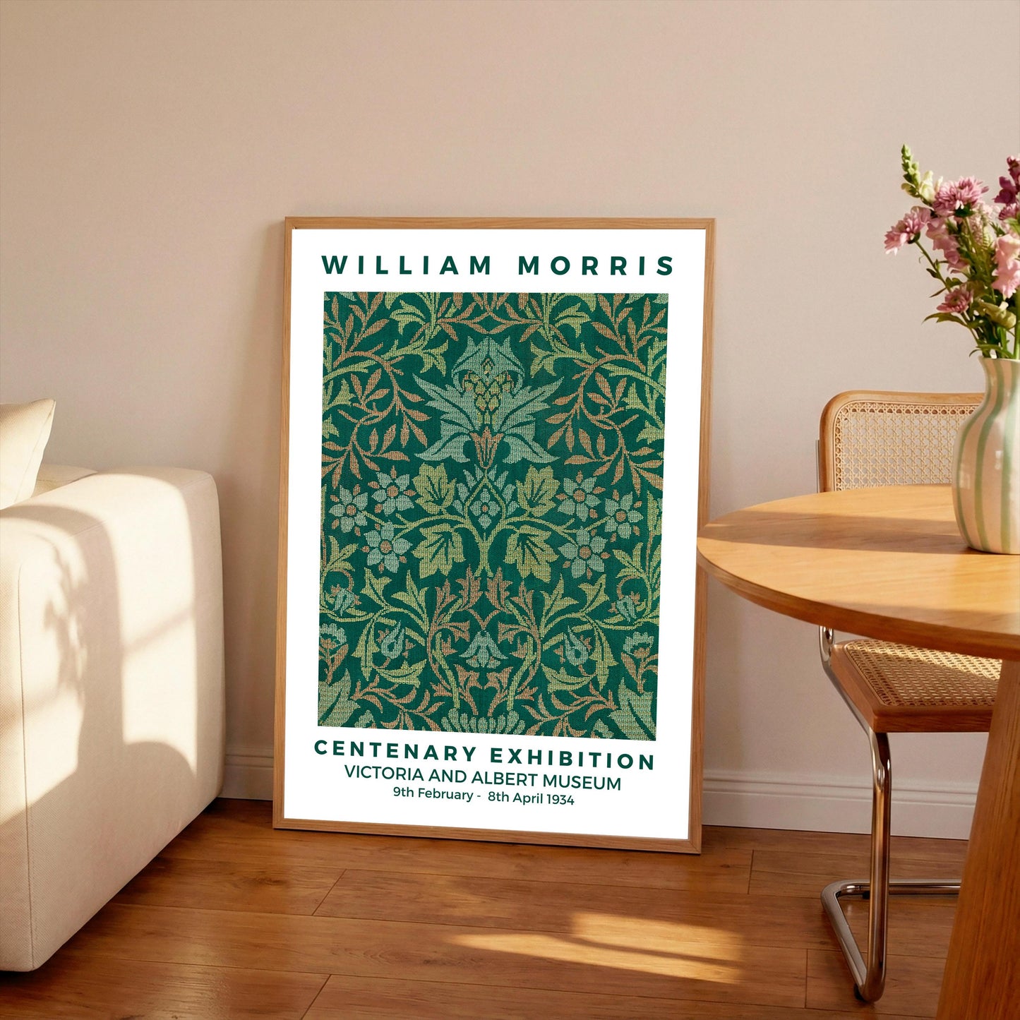 William Morris Flower Garden Print: Art Nouveau Home Decor