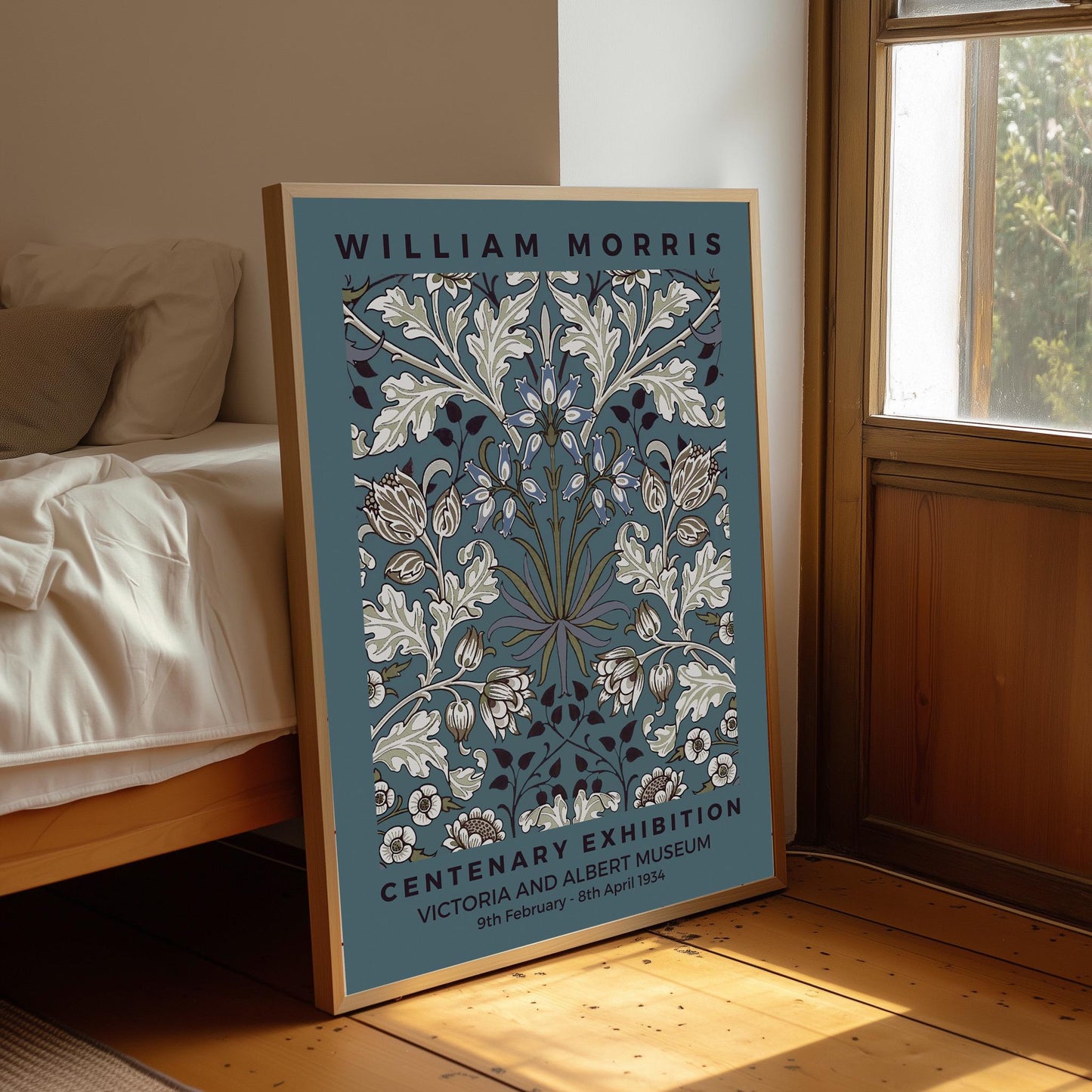 William Morris Hyacinth Print: Vintage Floral Wall Art