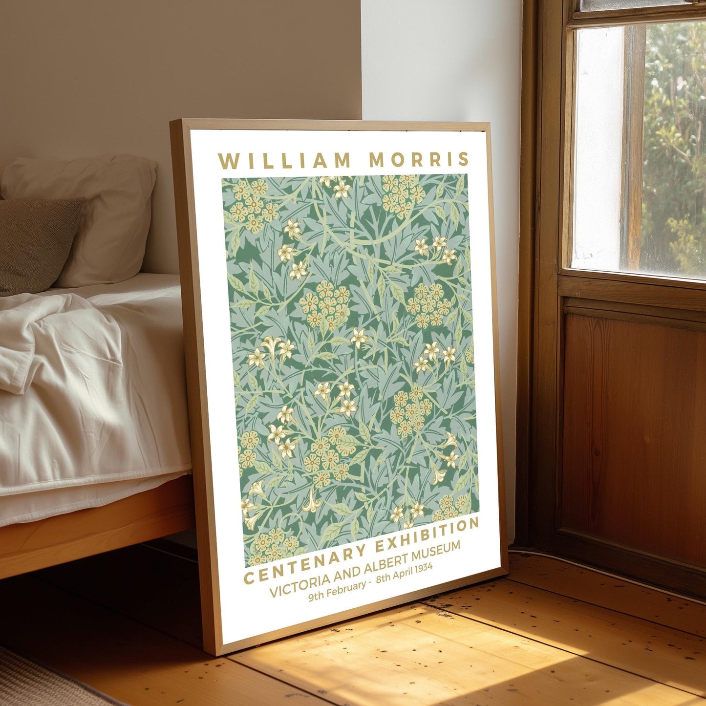 William Morris 'Jasmine' Art Nouveau Floral Print - Victoria & Albert Museum
