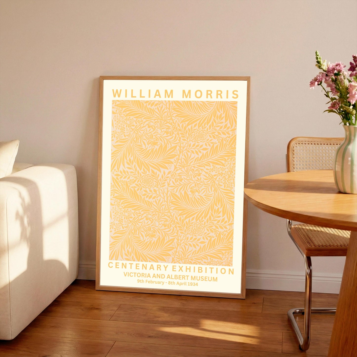 William Morris Larkspur Art Nouveau Print, Victoria and Albert Museum