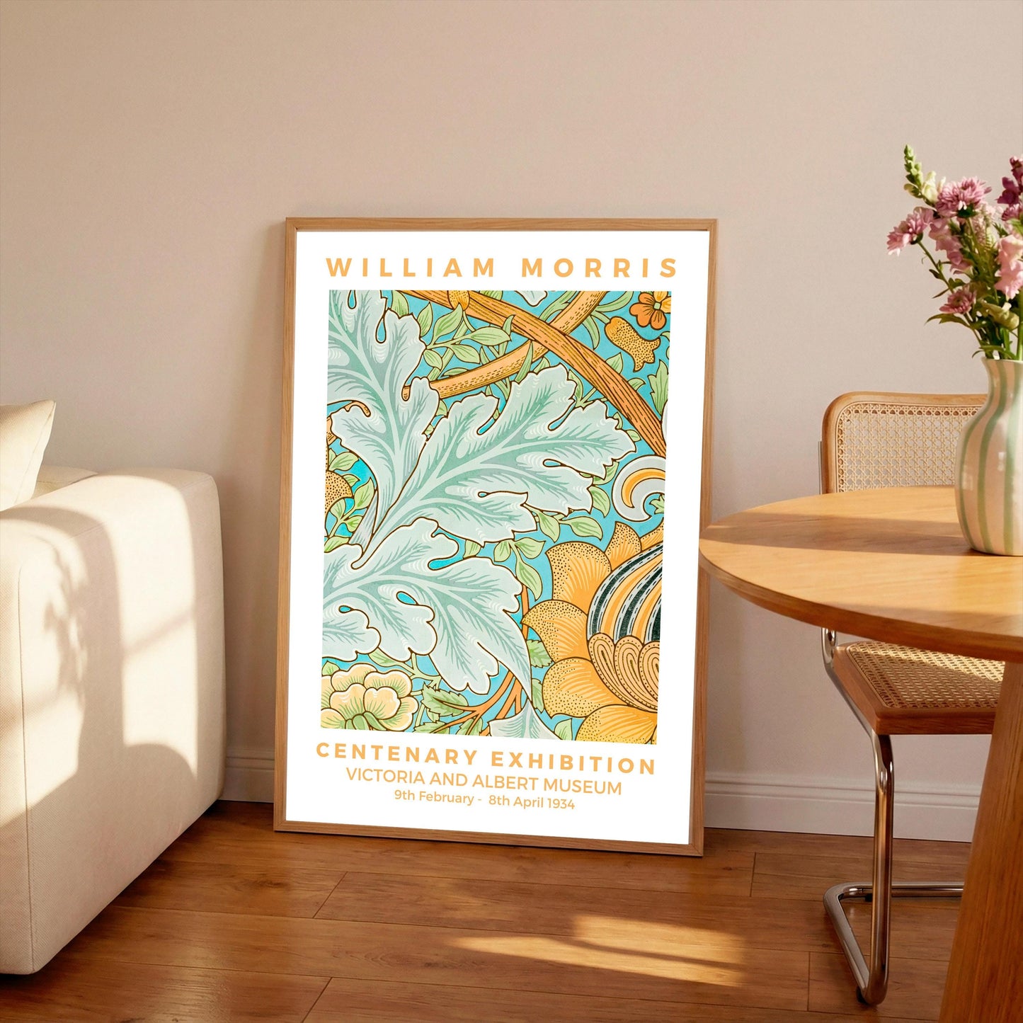 William Morris Exhibition Art Print: Floral Leaf Wall Decor