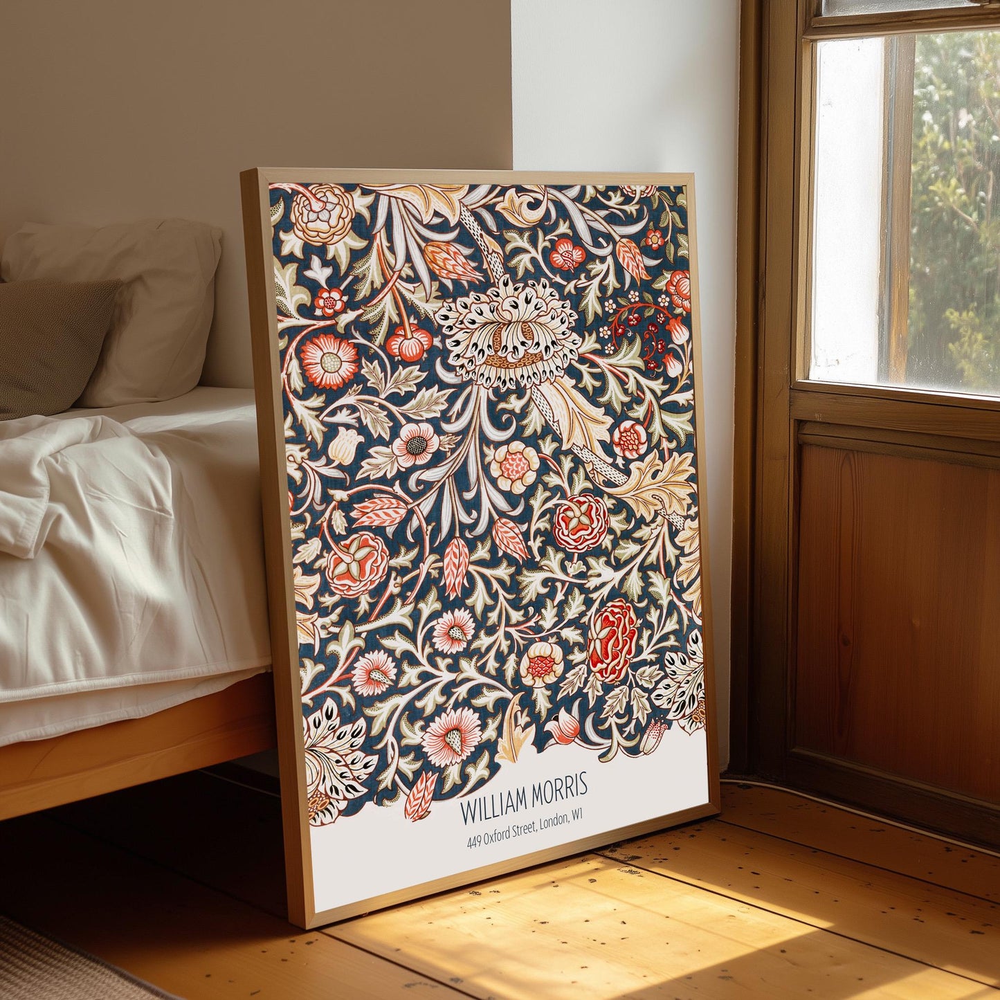 William Morris 'Trent' Floral Art Print: Pre-Raphaelite Decor