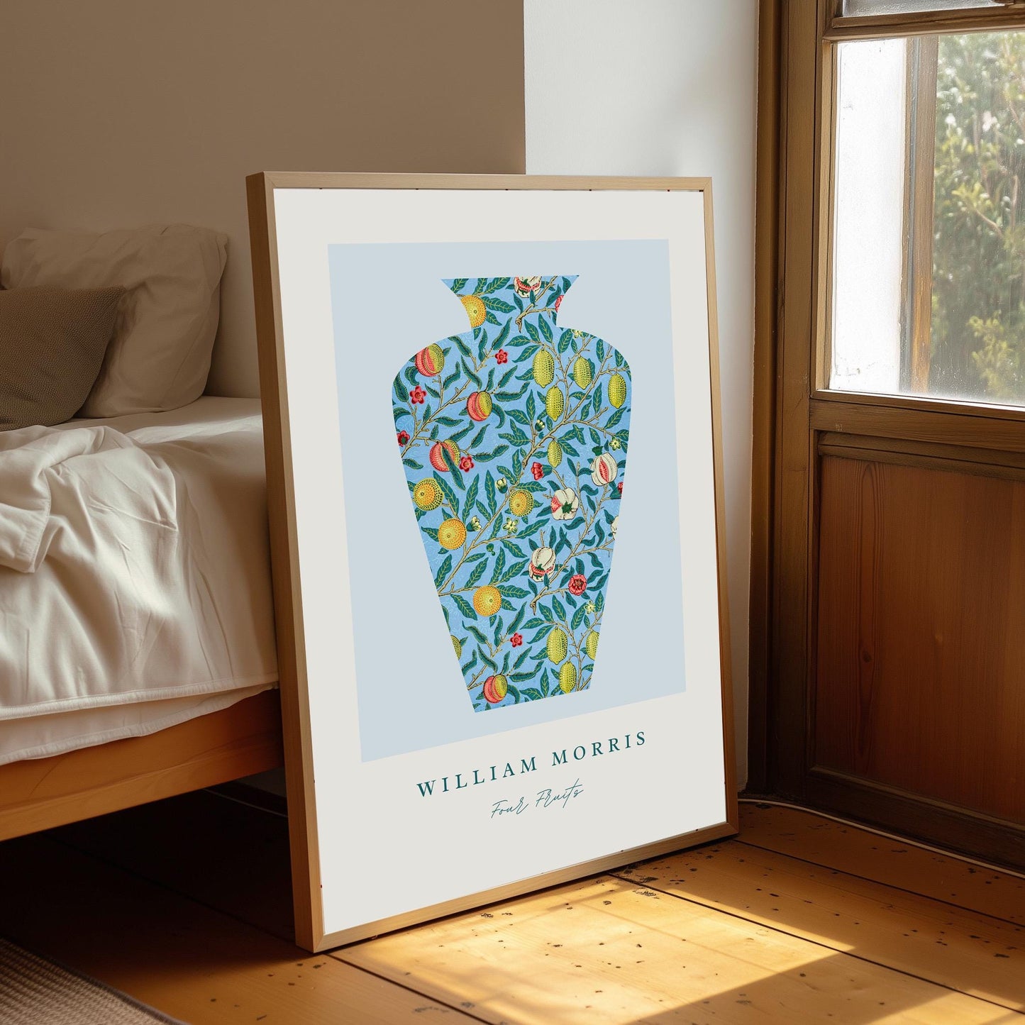William Morris 'Four Fruits' Print: Vintage Exhibition Wall Art