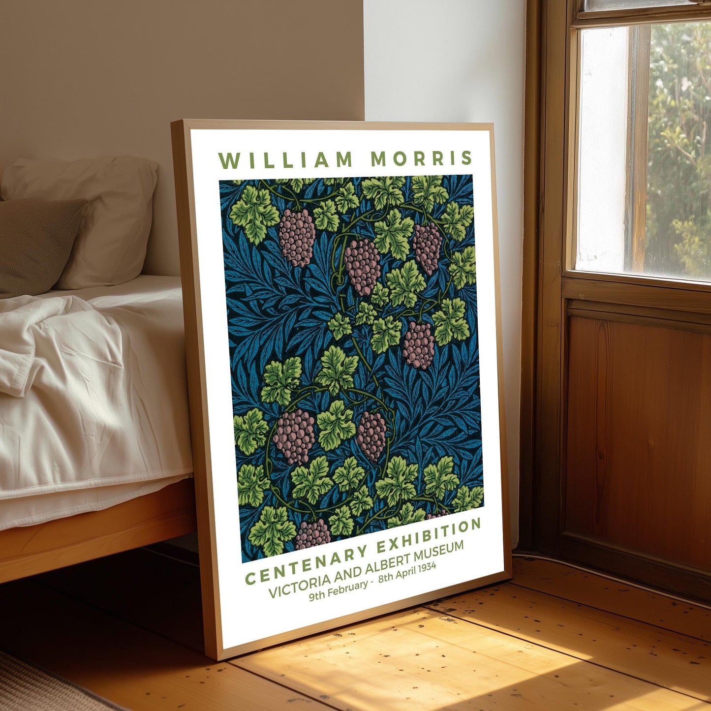 William Morris 'Vine' Art Nouveau Exhibition Poster