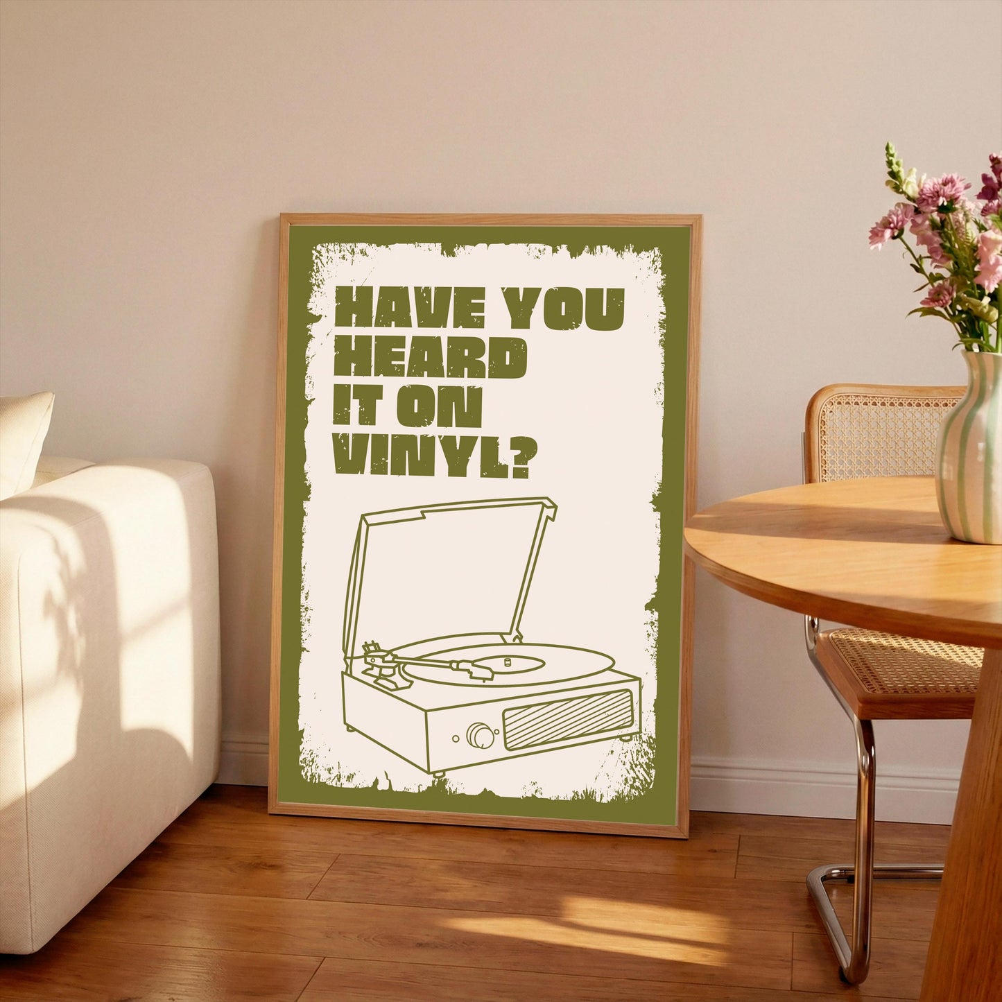 Have You Heard It On Vinyl Print, Music Lover Gift