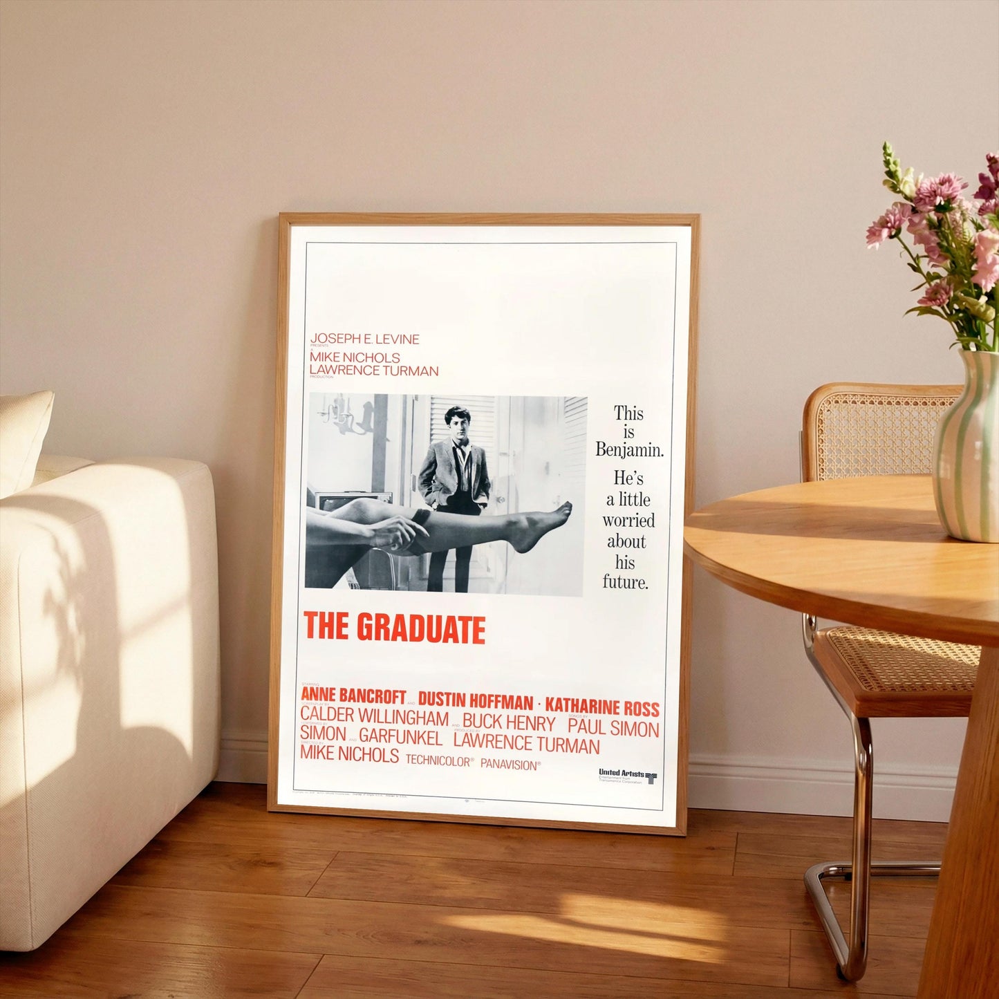 The Graduate Movie Poster: Vintage Cinema Art Print