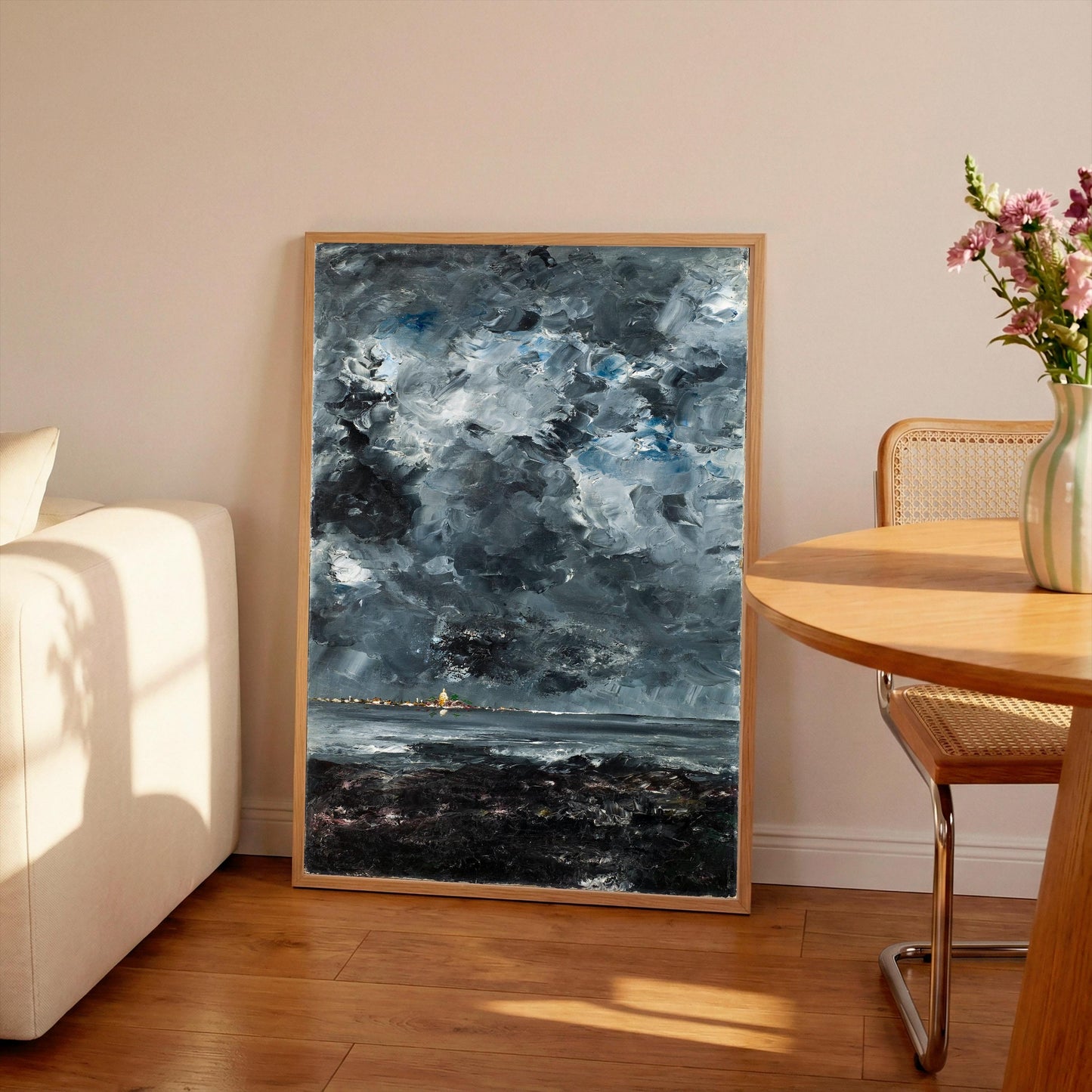 August Strindberg 'The Town' Print: Vintage Swedish Wall Art
