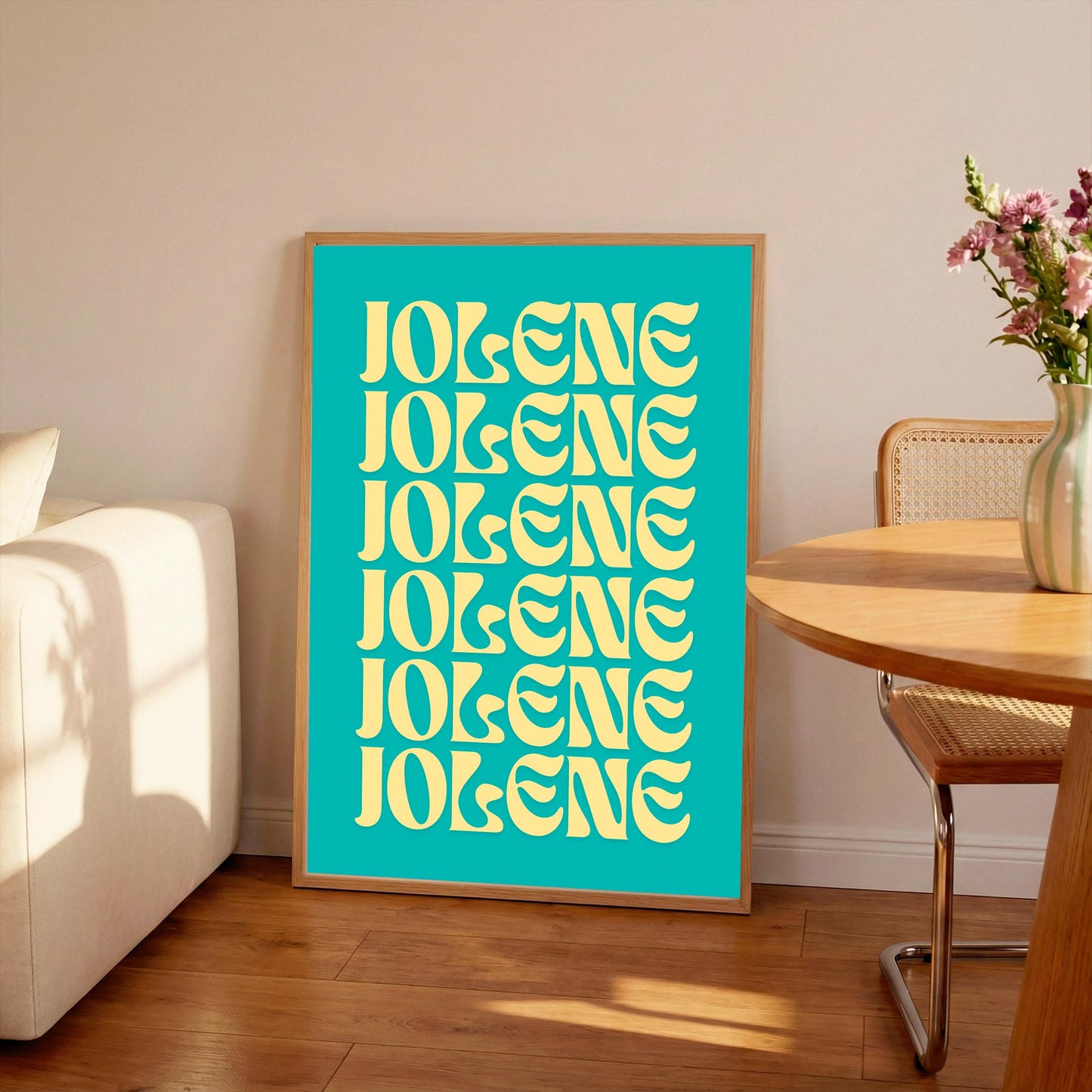 Dolly Parton Jolene Poster: Song Lyrics Wall Art