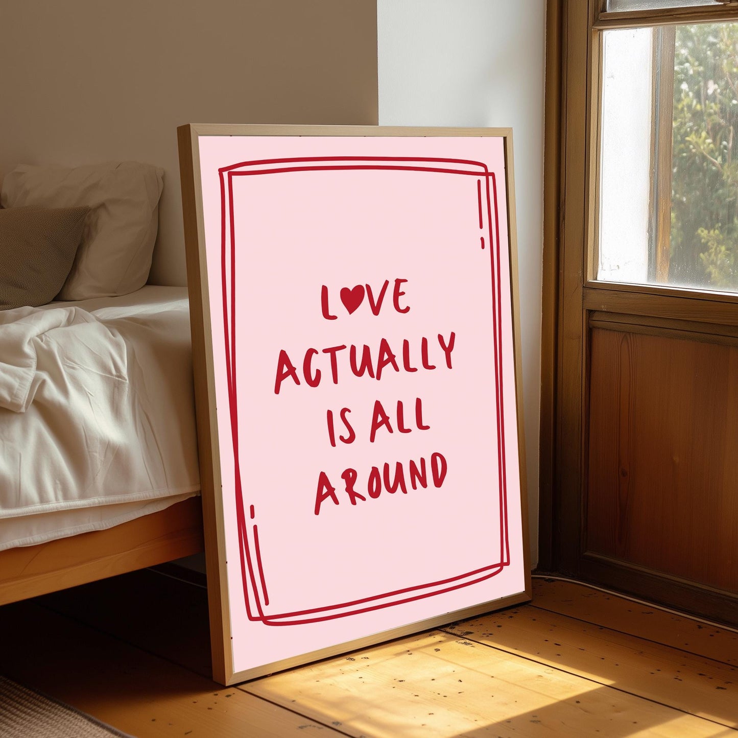 Love Actually Print: Romantic Bedroom Wall Art