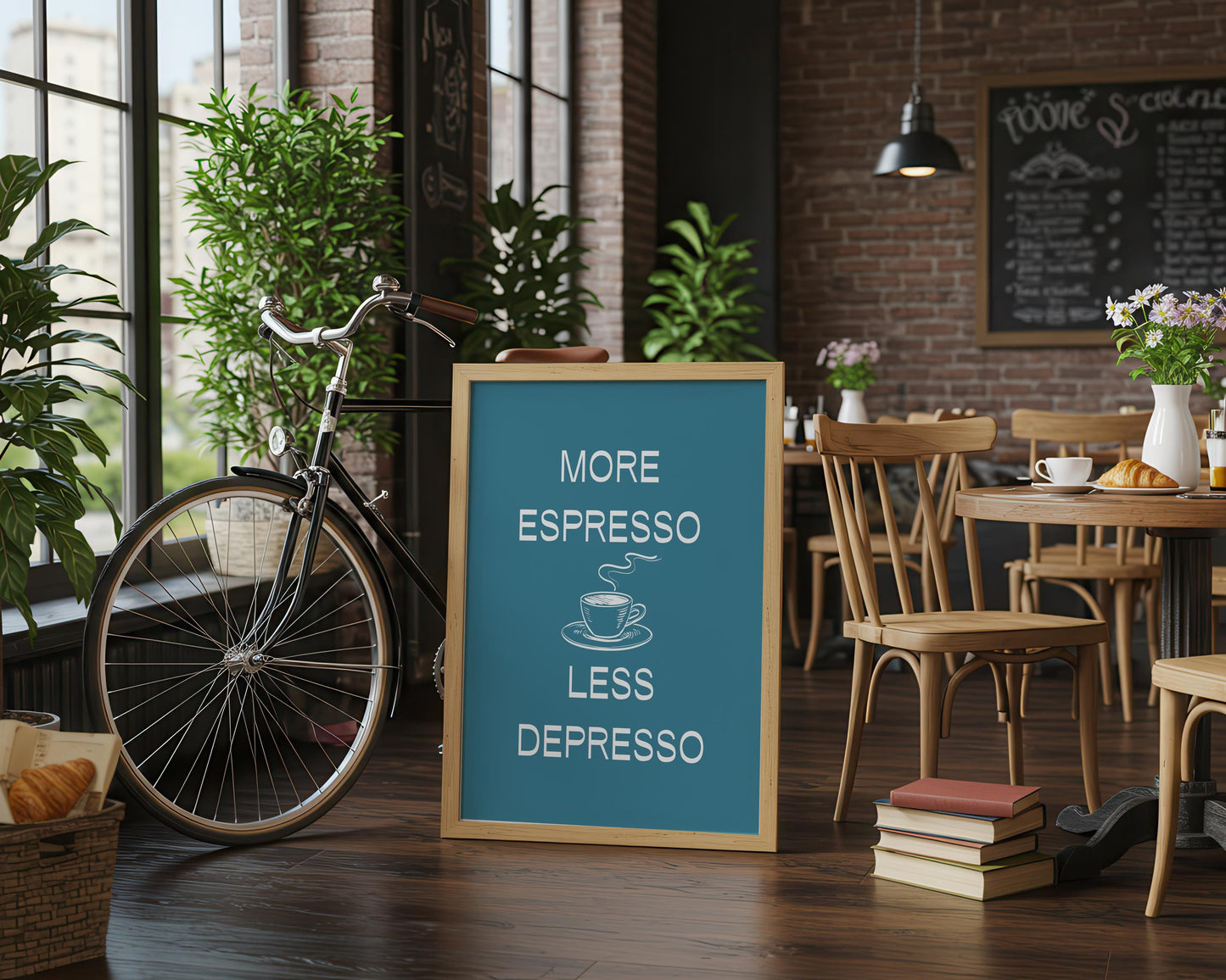 Espresso Art Print: Modern Coffee Quote Poster (A4/A3)