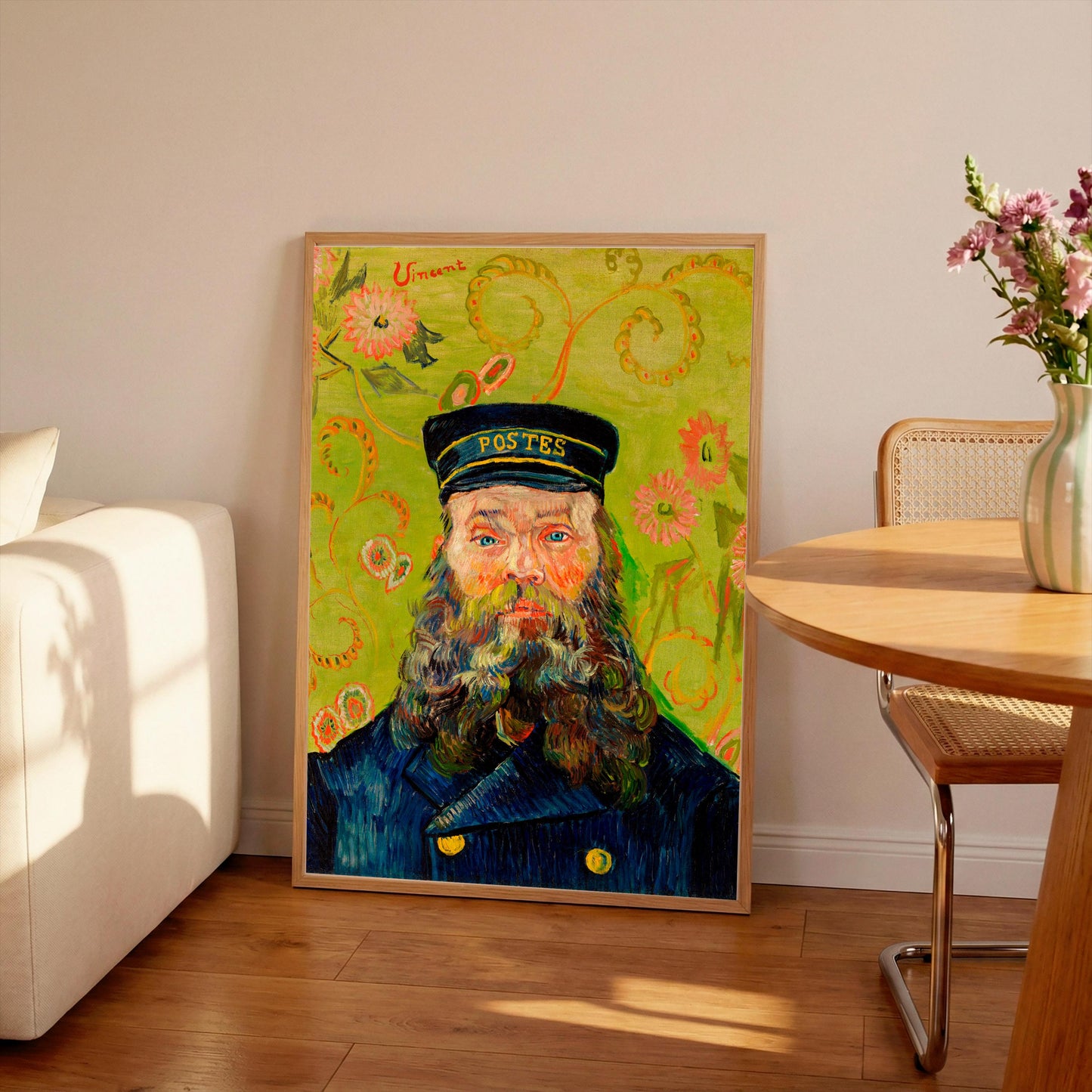 Van Gogh Print: Postman Joseph Roulin, Impressionist Wall Art