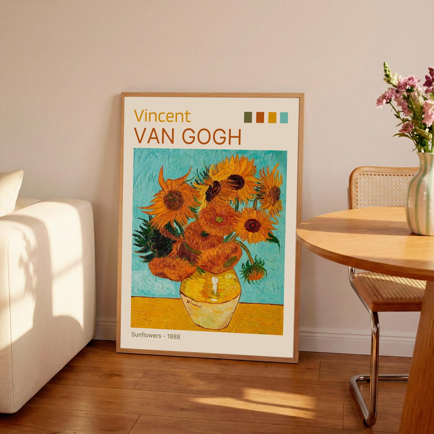 Van Gogh Sunflowers Print: Fine Art Paper, A4/A3/A2/A1