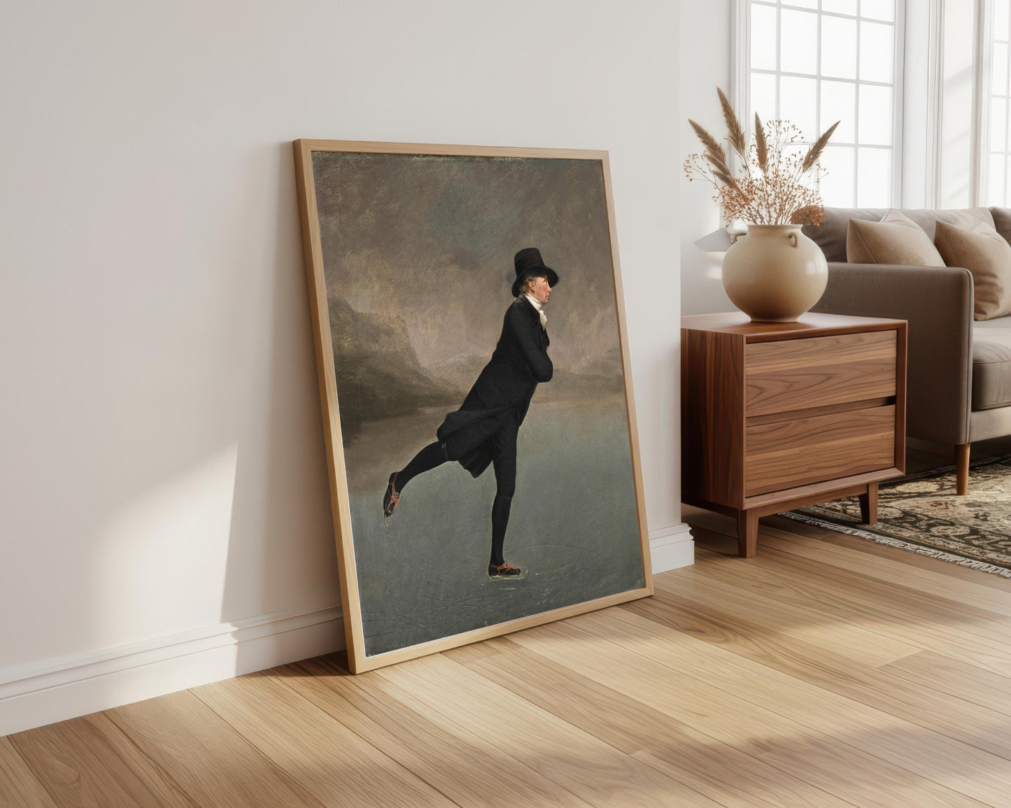 The Skating Minister Print: Henry Raeburn Vintage Art (A4/A3)