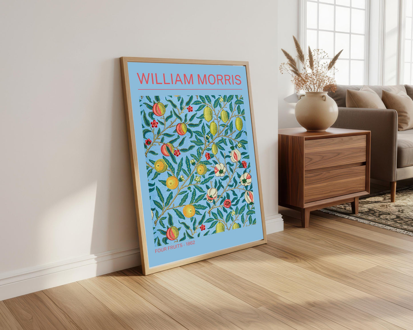 William Morris Four Fruits Print: Art Nouveau Home Decor