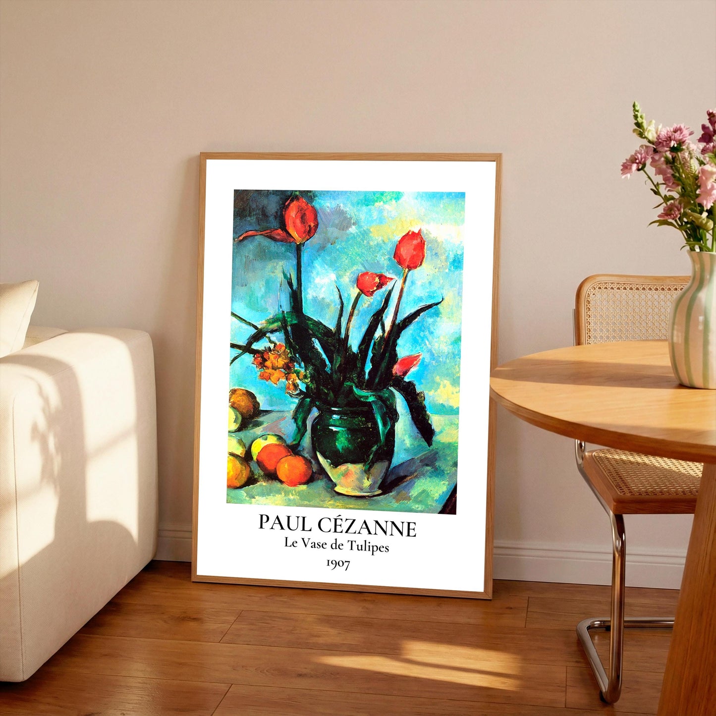 Cezanne Tulips Print: Museum Exhibition Wall Art
