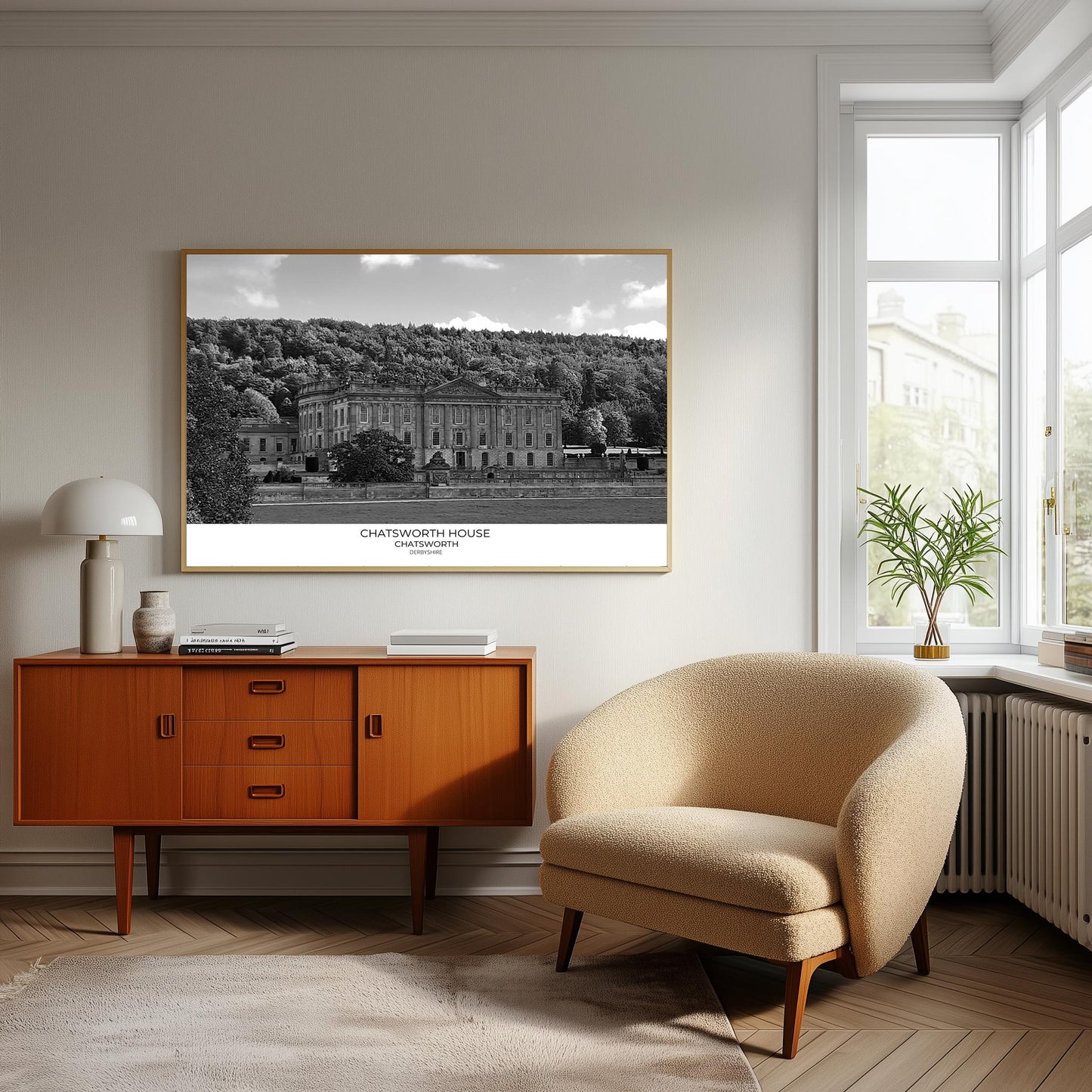 Chatsworth House Photography Print: Derbyshire Peak District Wall Art