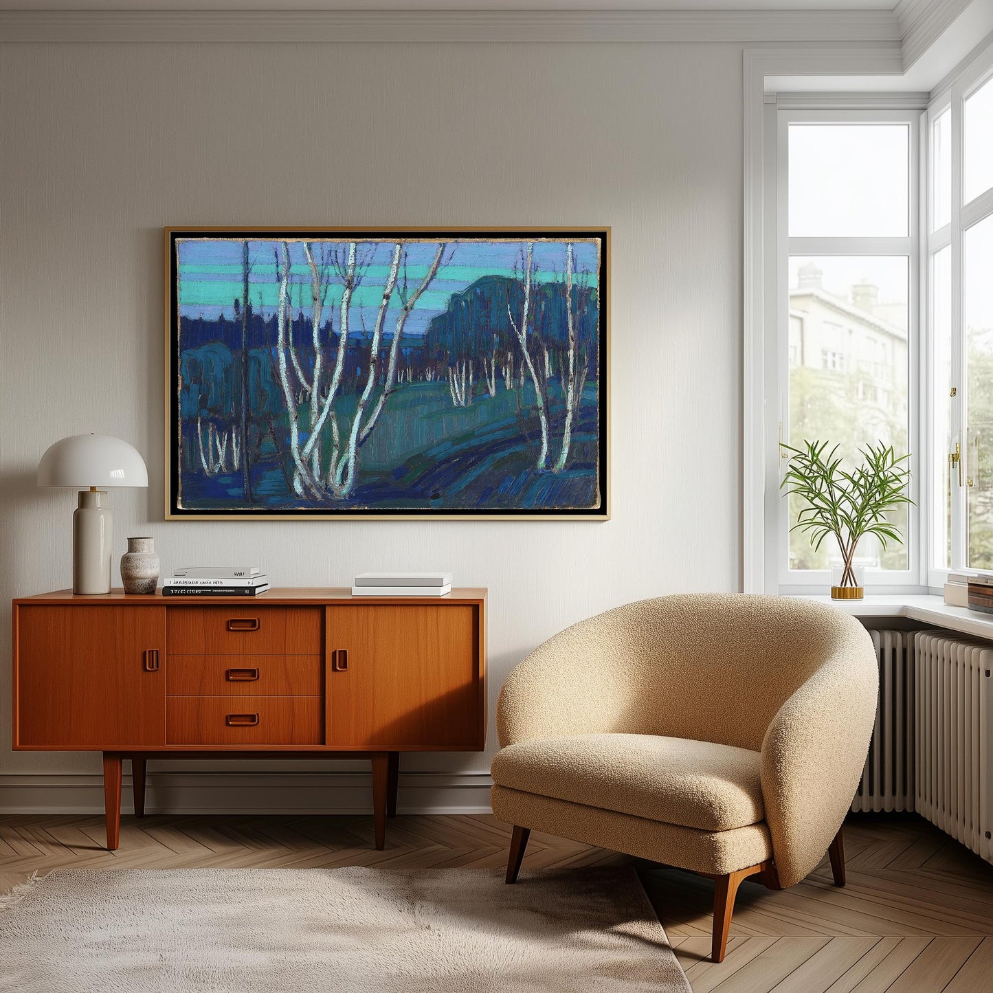 Tom Thomson Silver Birches Print: Vintage Canadian Art (A4/A3)