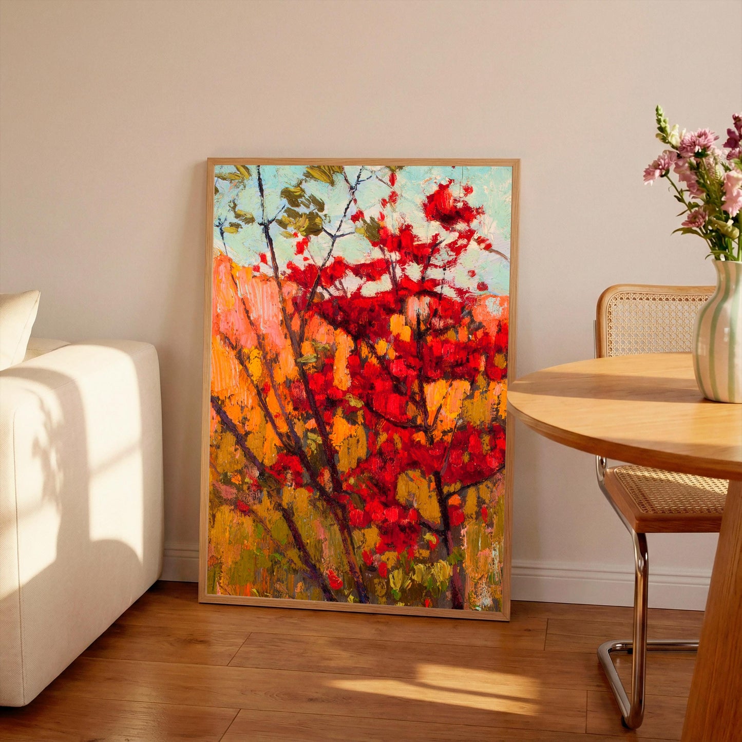 Tom Thomson Print: Soft Maple in Autumn, Canadian Art (A4/A3/A2/A1)