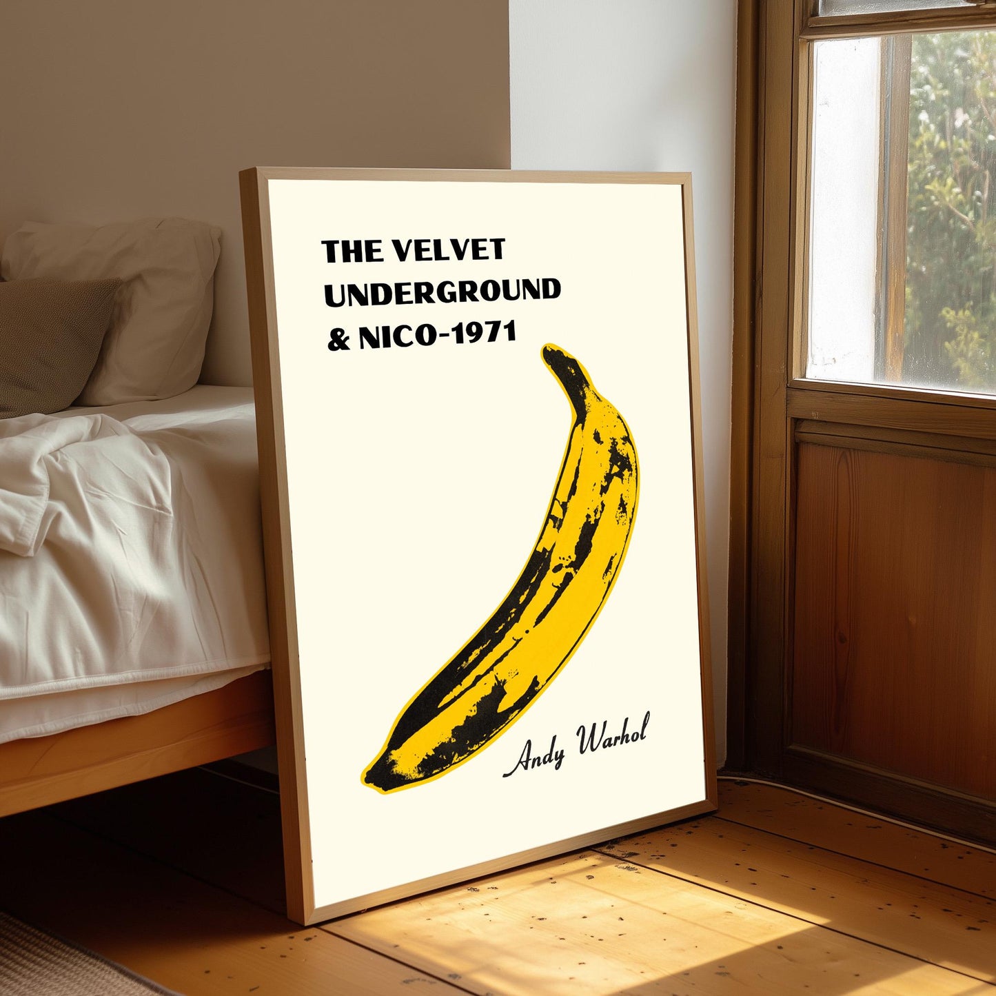 Andy Warhol Velvet Underground Banana Poster: Pop Art Print