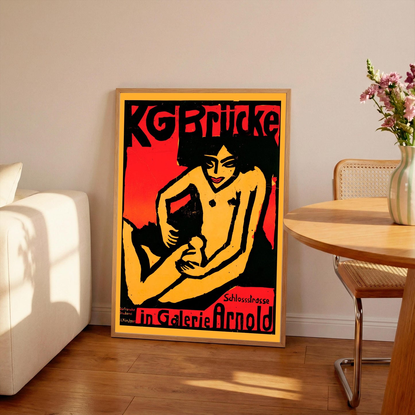 Ernst Ludwig Kirchner - Die Brücke Exhibition Vintage Poster Art Print