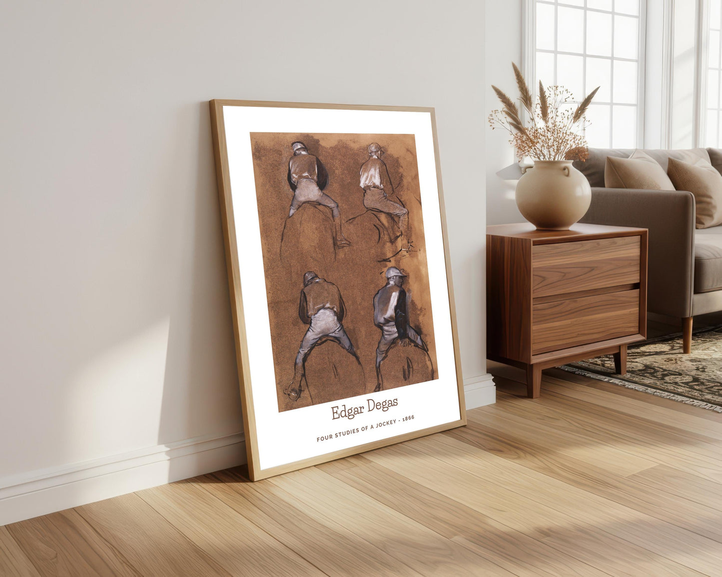 Edgar Degas Horse Racing Art Print: Jockey Studies