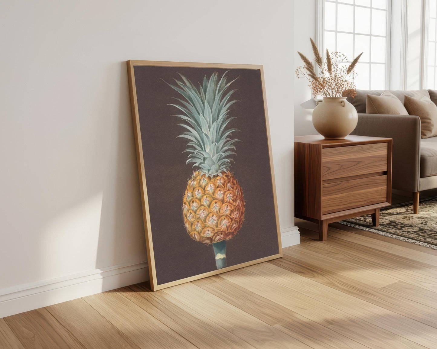 George Brookshaw Pineapple Print: Vintage Botanical Wall Art