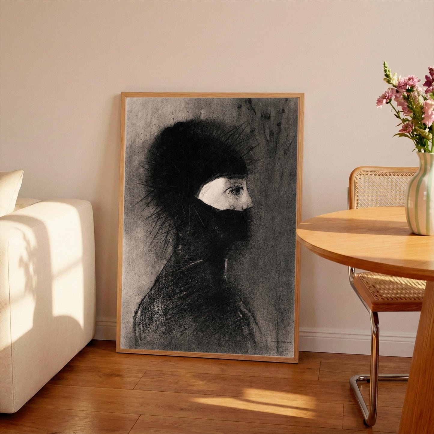 Odilon Redon Amor Print: Pearlescent Fine Art Paper (Unframed)