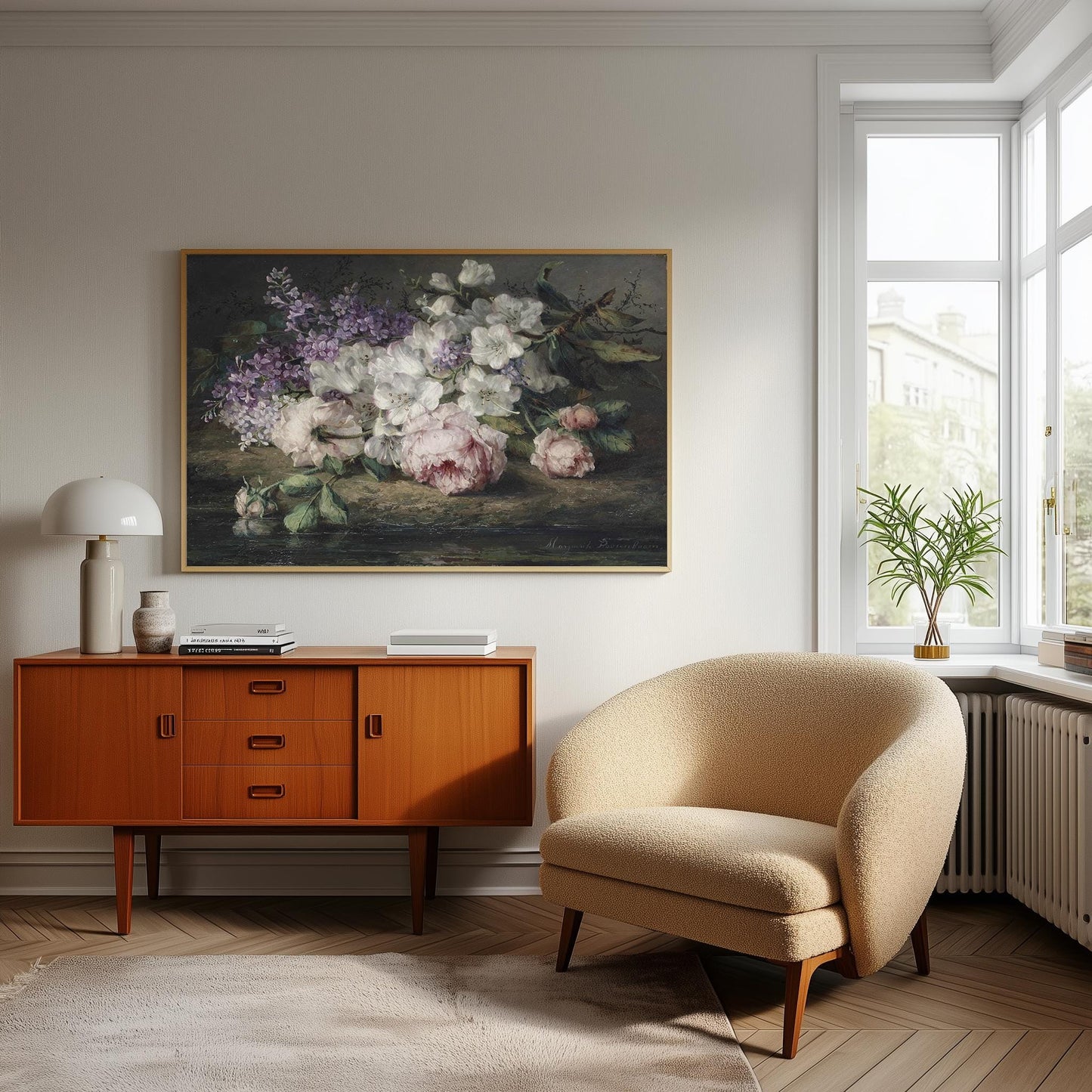 Margaretha Roosenboom Roses Print: Vintage Dutch Flower Art